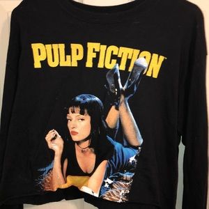 Pulp Fiction Cropped Long Sleeve